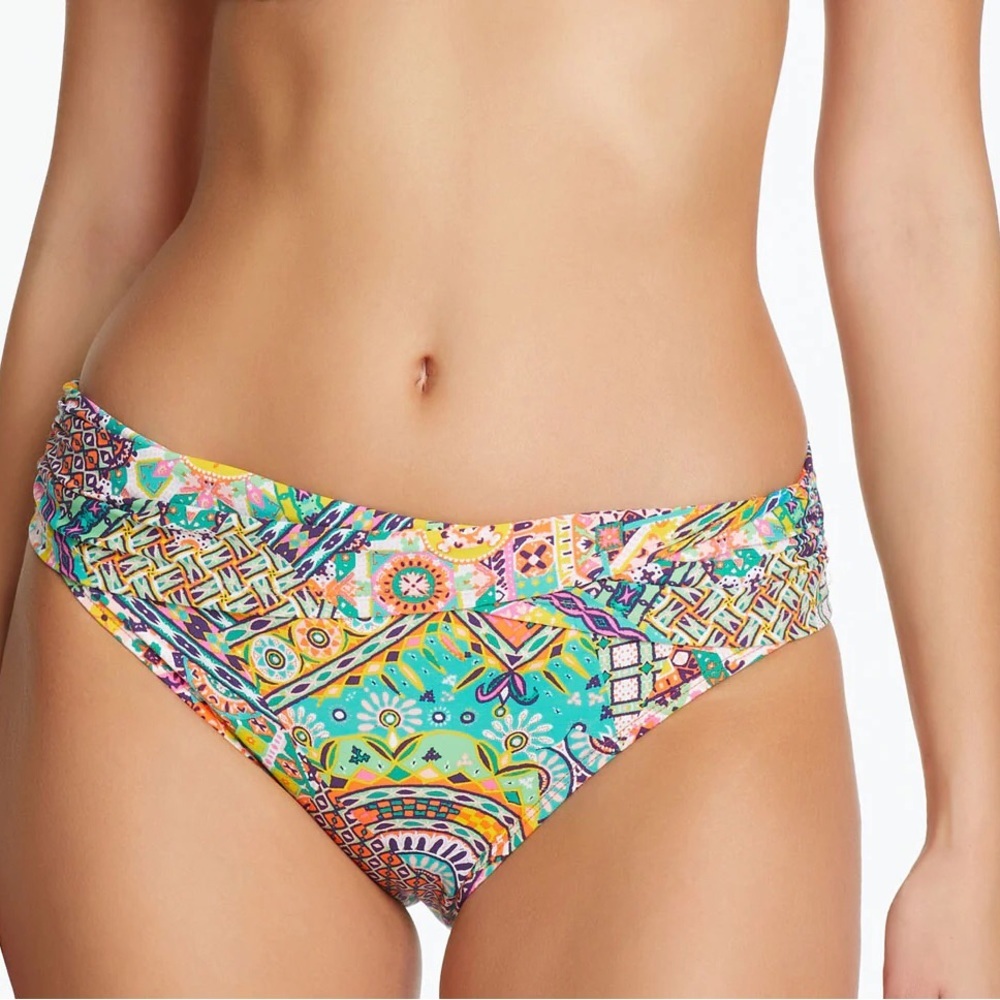 NWT Bleu Rod Beattie Seriously Sunny Sarong Bottom Set
